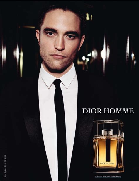 robert pattinson cologne ad.